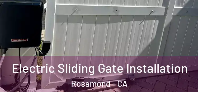  Electric Sliding Gate Installation Rosamond - CA