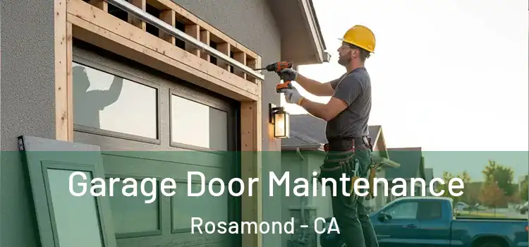  Garage Door Maintenance Rosamond - CA