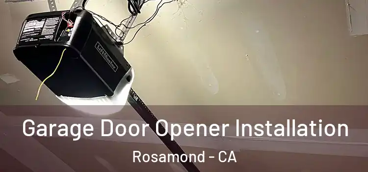  Garage Door Opener Installation Rosamond - CA
