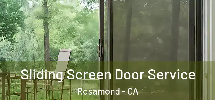  Sliding Screen Door Service Rosamond - CA